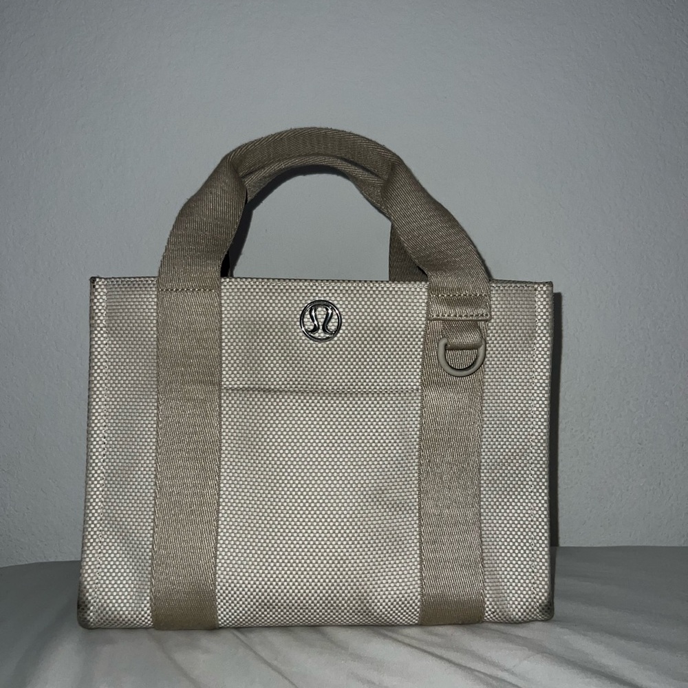 LULULEMON Canvas Crossbody Tote Bag